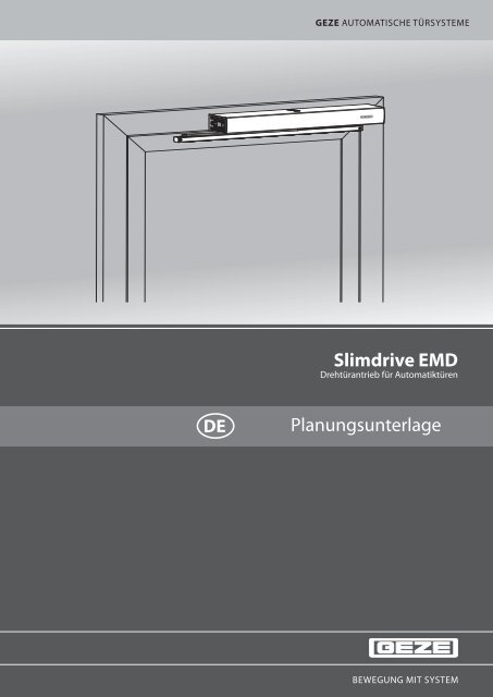 Slimdrive EMD Planungsunterlage