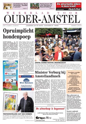 verkoopt louter nog 'eerlijke' banaan - Gemeente Ouder-Amstel