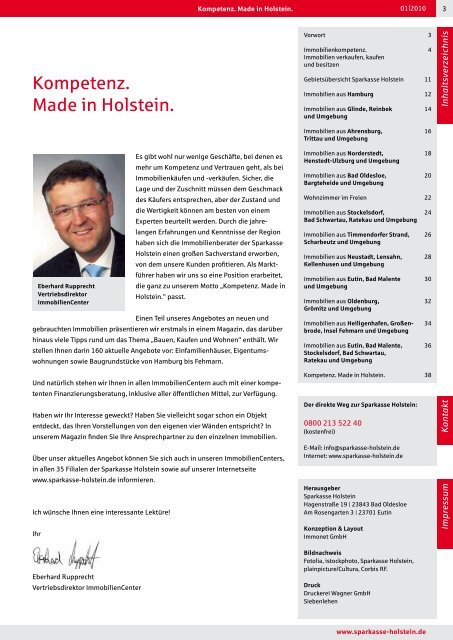 Immobilien besitzen - Sparkasse Holstein