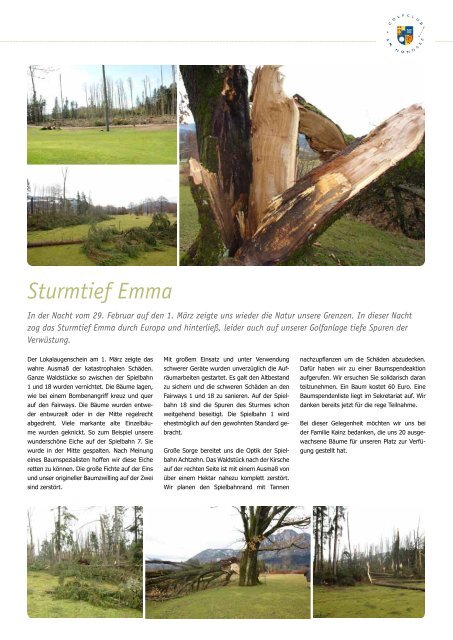 Club Magazin Ausgabe 1 2008 - Golfclub Mondsee