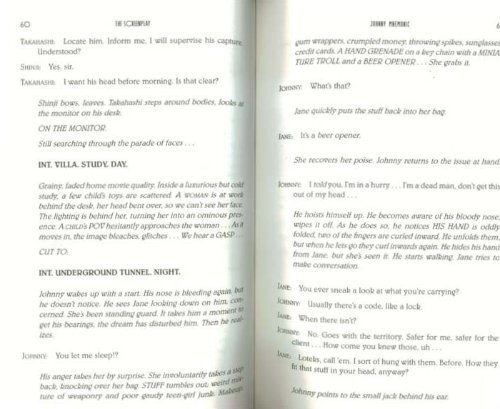 Johnny Mnemonic original screenplay - Whoa is (Not)