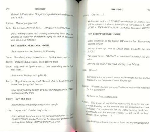 Johnny Mnemonic original screenplay - Whoa is (Not)