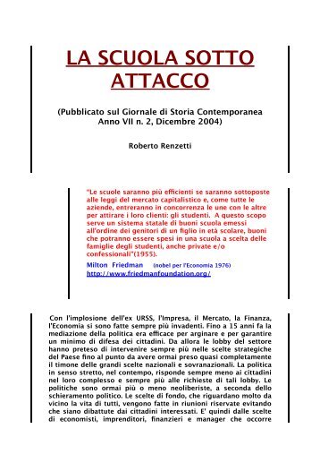 Versione integrale del pamphlet - Territorio Scuola