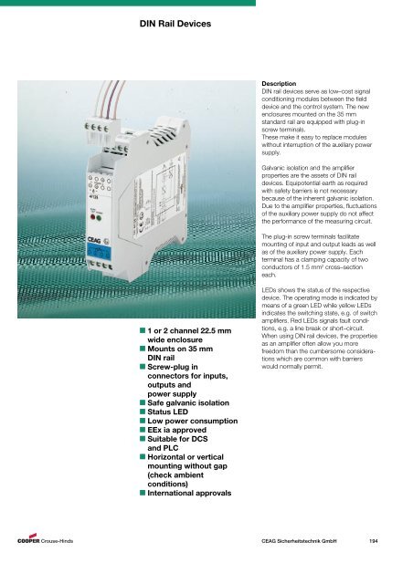 DIN Rail Devices