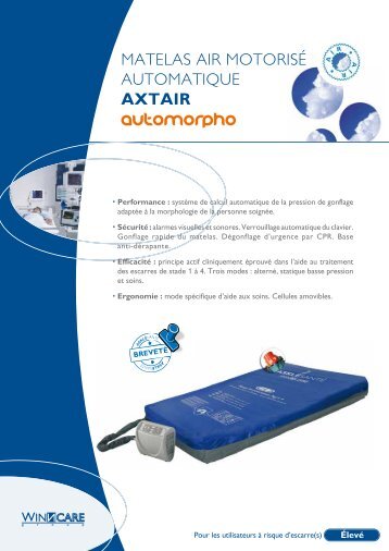 MATELAS AIR MOTORISÃ‰ AUTOMATIQUE AXTAIR - Winncare Group