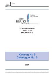 Katalog Nr. 6 Catalogue No. 6 - Heuss, Otto