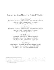 Regimes and Long Memory in Realized Volatility