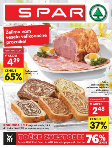 redna cena 12,34 - Spar