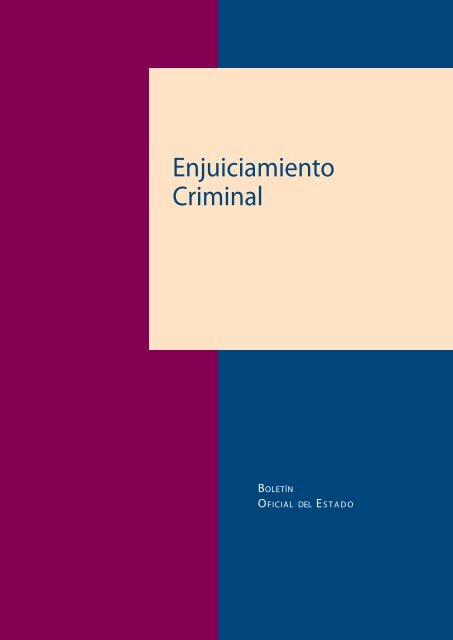 Enjuiciamiento Criminal - FederaciÃ³n de Servicios a la CiudadanÃ­a