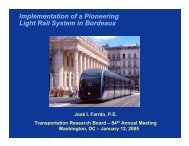 Implementation of a Pioneering Light Rail System in Bordeaux