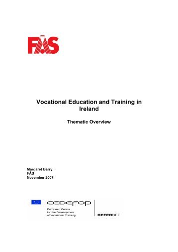 Vocational Education and Training in Ireland: Thematic ... - FÃS