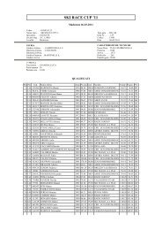 M - Ski Race Cup