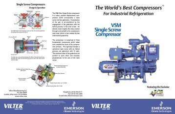 Vilter VSM Mini screw compressor.pdf - Reftech Refrigeration