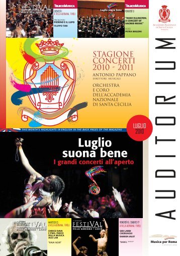 Luglio suona bene - Accademia Nazionale di Santa Cecilia