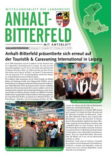 Anhalt-Bitterfeld präsentierte sich erneut auf der ... - spatznews.de