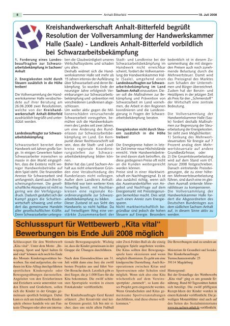 Sanierung der KreisstraÃŸe geht weiter voran - spatznews.de