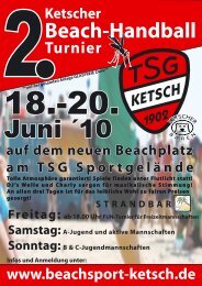2. Handball - Beachturnier der TSG Ketsch