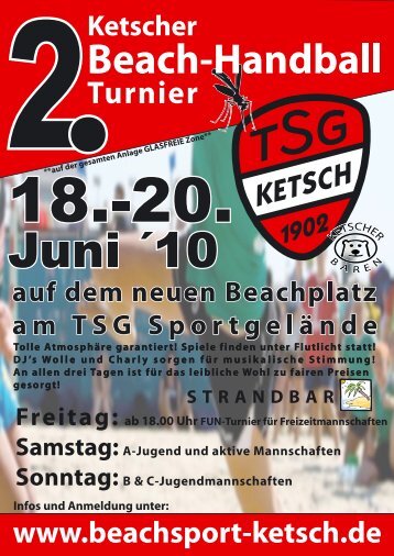 2. Handball - Beachturnier der TSG Ketsch