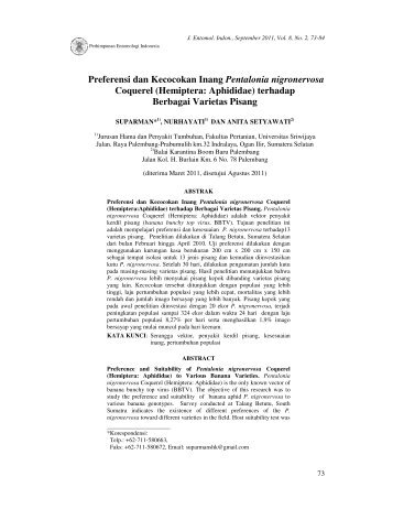 3.Preferensi dan Kecocokan Inang.pdf - Perhimpunan Entomologi ...