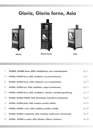 GLORIA, GLORIA forno, ASIA - EDILKAMIN