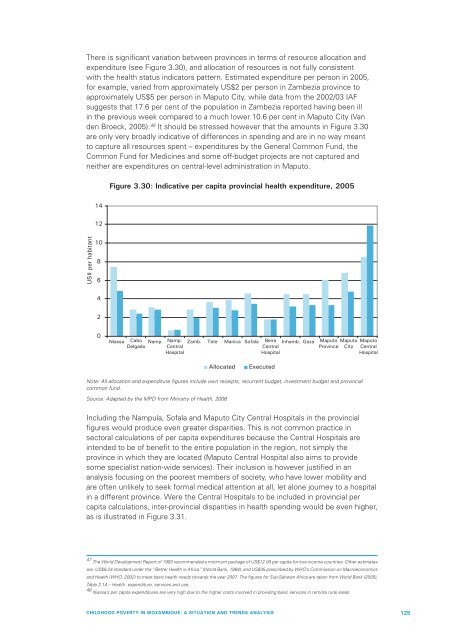 Child Poverty in Mozambique. A Situation and Trend ... - Unicef