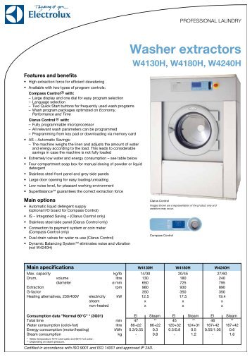 Washer extractors - Farwell