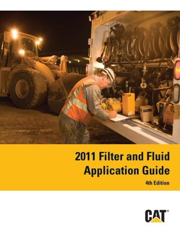 2011 Filter and Fluid Application Guide PEWJ0074-04