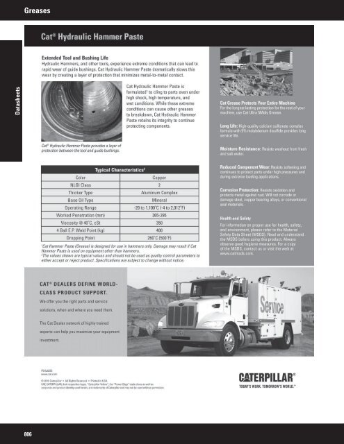 2011 Filter and Fluid Application Guide PEWJ0074-04