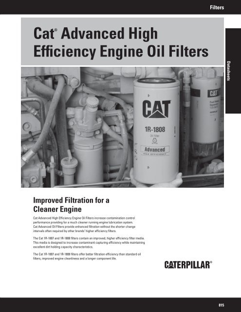 2011 Filter and Fluid Application Guide PEWJ0074-04