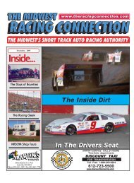 Inside... - The Midwest Racing Connection