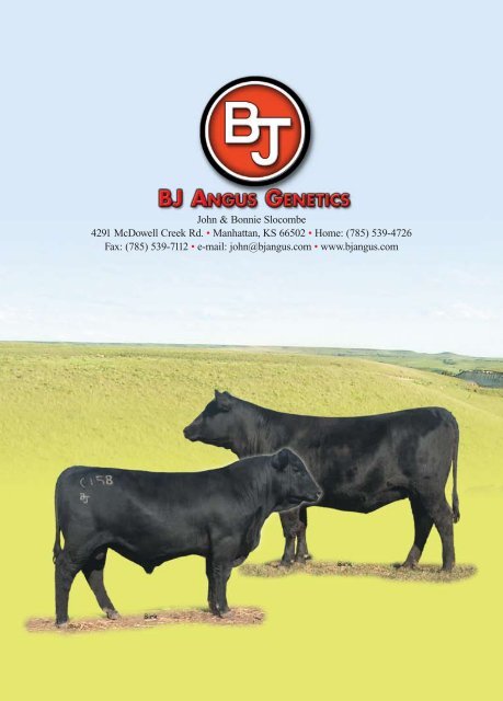 BJ Angus Genetics Breeding Guarantee - Angus Journal
