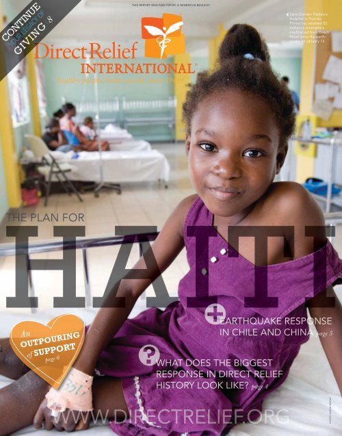 2010 Spring Newsletter - Direct Relief