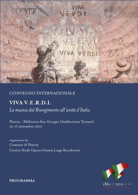 Programme - Centro Studi Opera Omnia Luigi Boccherini