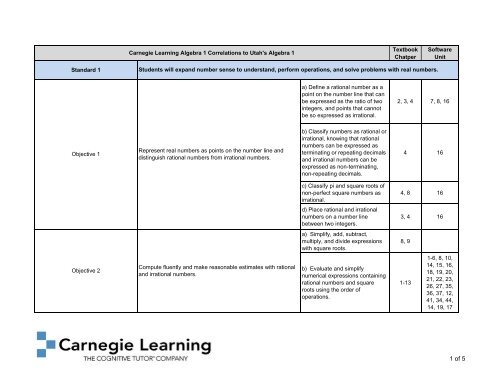 1 of 5 - Carnegie Learning