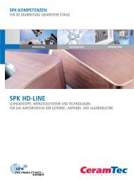 SPK HD-Line Schneidplatten - CeramTec