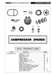 COMPRESSOR SP COMPRESSOR SPARES - Highgate Car Air