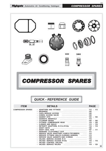 COMPRESSOR SP COMPRESSOR SPARES - Highgate Car Air