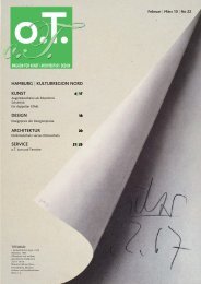 Julia Horstmann - Das Magazin für Kunst, Architektur und Design