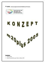 Aktion M20plus - Konzept 2005 - Waffenlauf.ch