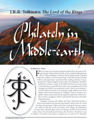 J.R.R. Tolkien & The Lord of the Rings - American Philatelic Society