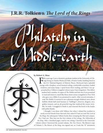 J.R.R. Tolkien & The Lord of the Rings - American Philatelic Society