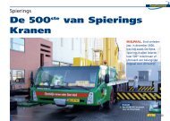 De 500ste van Spierings Kranen - Speciaal Transport Magazine