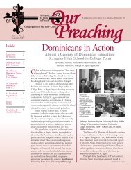 Our Preaching_Vol2 Iss2.qxd - Dominican Sisters of Amityville ...