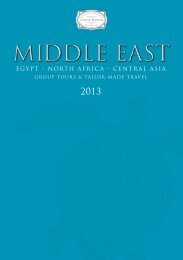 Cox & Kings Middle East 2013 Brochure - Travel Club Elite