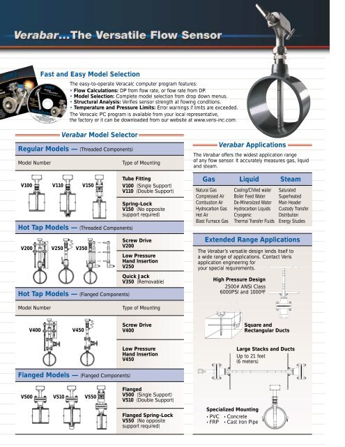 Veris Verabar Brochure - Istec Corp.