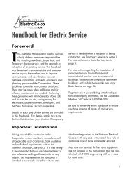 Handbook for Electric Service (entire)