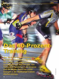 Das 60-Prozent- Training - speedinline.ch - News