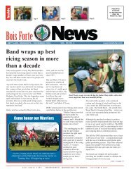 November - BoisForte News - Bois Forte Reservation