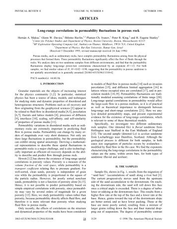 ARTICLES - Center for Polymer Studies - Boston University