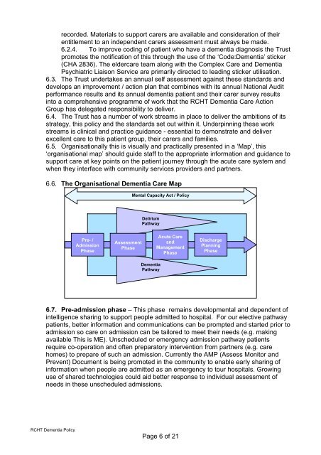 RCHT Dementia Care Policy - the Royal Cornwall Hospitals Trust ...